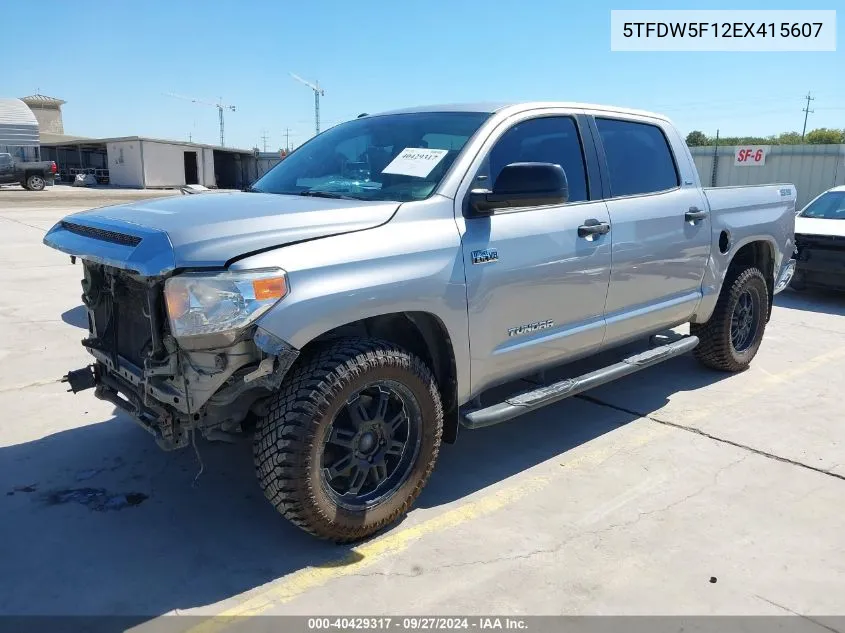 2014 Toyota Tundra Sr5 5.7L V8 VIN: 5TFDW5F12EX415607 Lot: 40429317