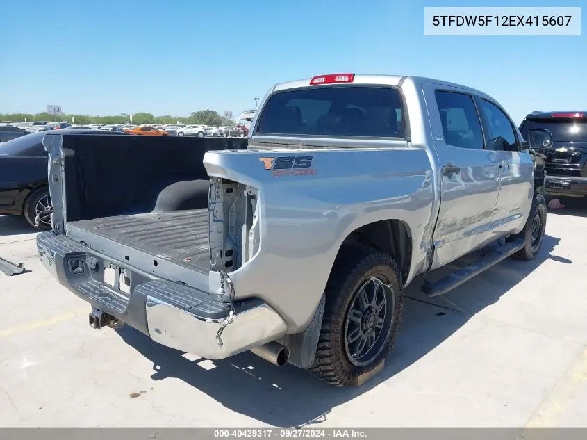 5TFDW5F12EX415607 2014 Toyota Tundra Sr5 5.7L V8