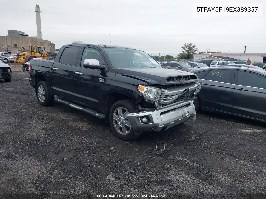 2014 Toyota Tundra 1794 5.7L V8 VIN: 5TFAY5F19EX389357 Lot: 40448157