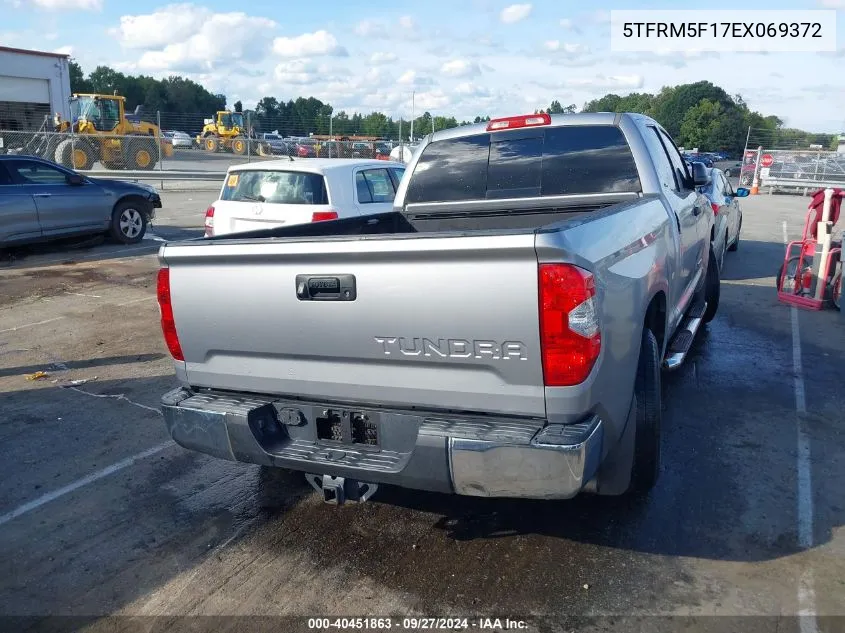 2014 Toyota Tundra Sr5 4.6L V8 VIN: 5TFRM5F17EX069372 Lot: 40451863