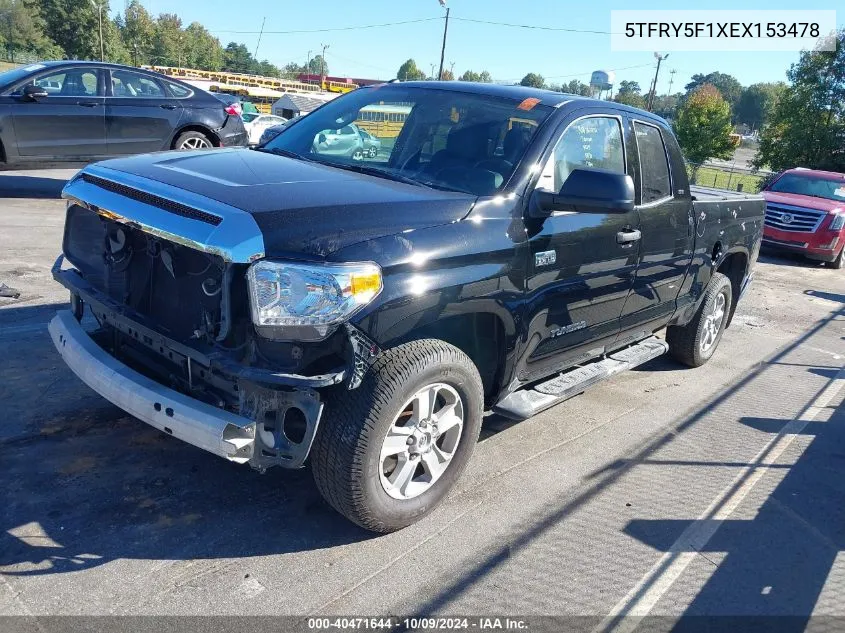 2014 Toyota Tundra Double Cab Sr/Double Cab VIN: 5TFRY5F1XEX153478 Lot: 40471644