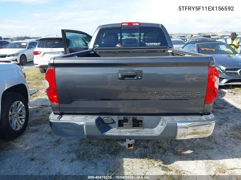 5TFRY5F11EX156592 2014 Toyota Tundra Sr5 5.7L V8