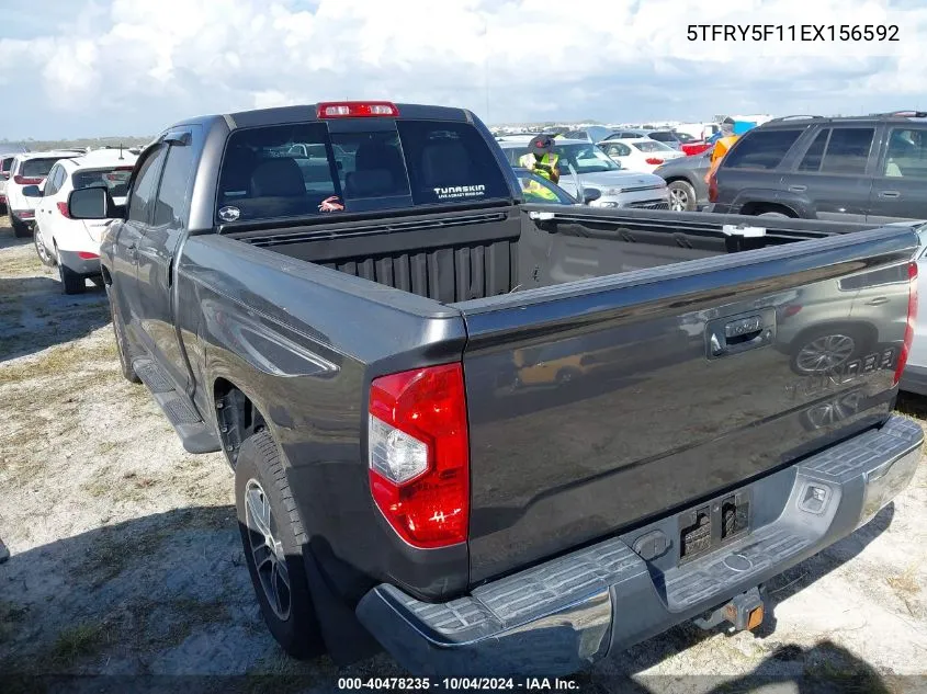 5TFRY5F11EX156592 2014 Toyota Tundra Sr5 5.7L V8