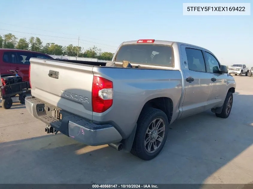 2014 Toyota Tundra Sr5 5.7L V8 VIN: 5TFEY5F1XEX169422 Lot: 40568147