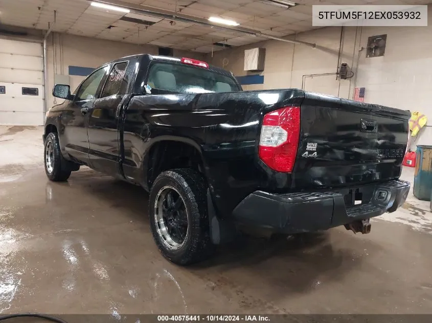 2014 Toyota Tundra Sr 4.6L V8 VIN: 5TFUM5F12EX053932 Lot: 40575441