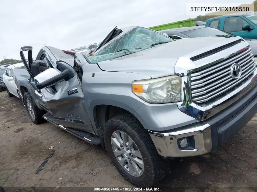 2014 Toyota Tundra Limited 5.7L V8 VIN: 5TFFY5F14EX165550 Lot: 40587445