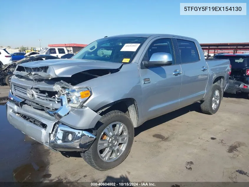 2014 Toyota Tundra 1794 5.7L V8 VIN: 5TFGY5F19EX154130 Lot: 40604802