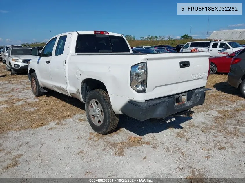 5TFRU5F18EX032282 2014 Toyota Tundra Sr V6