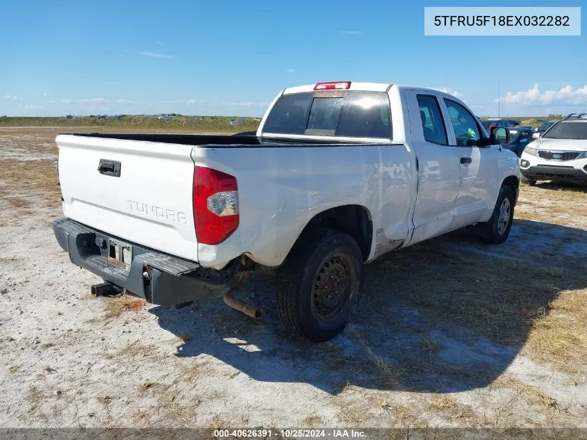 5TFRU5F18EX032282 2014 Toyota Tundra Sr V6