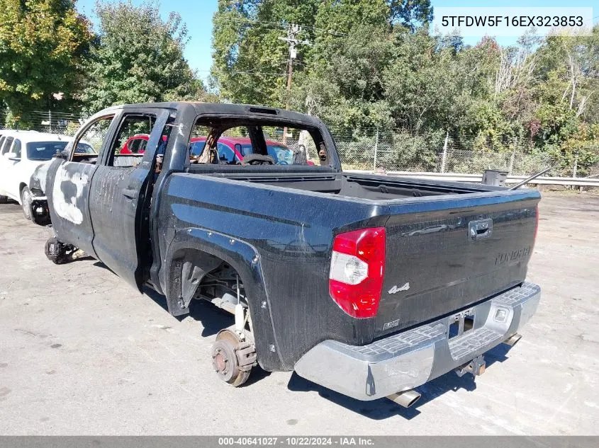 2014 Toyota Tundra Sr5 5.7L V8 VIN: 5TFDW5F16EX323853 Lot: 40641027