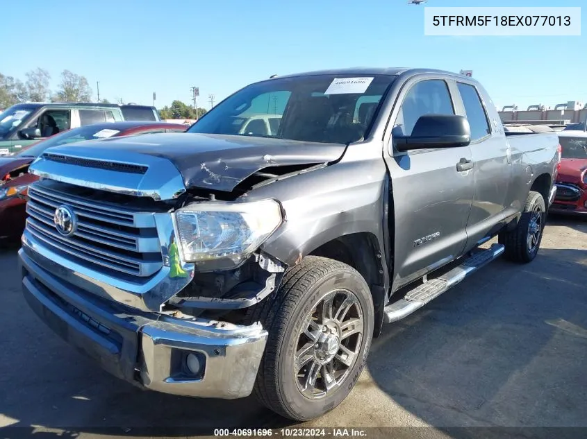 2014 Toyota Tundra Sr5 4.6L V8 VIN: 5TFRM5F18EX077013 Lot: 40691696