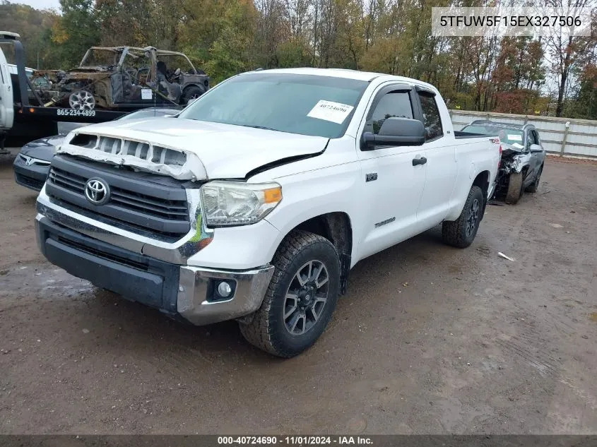 2014 Toyota Tundra Sr5 5.7L V8 VIN: 5TFUW5F15EX327506 Lot: 40724690