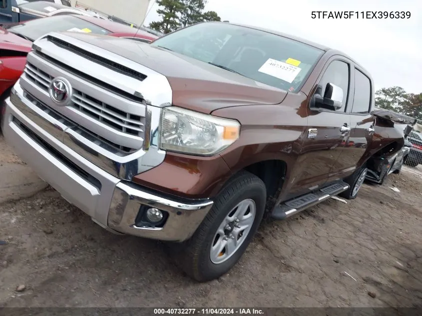 2014 Toyota Tundra 1794 5.7L V8 VIN: 5TFAW5F11EX396339 Lot: 40732277