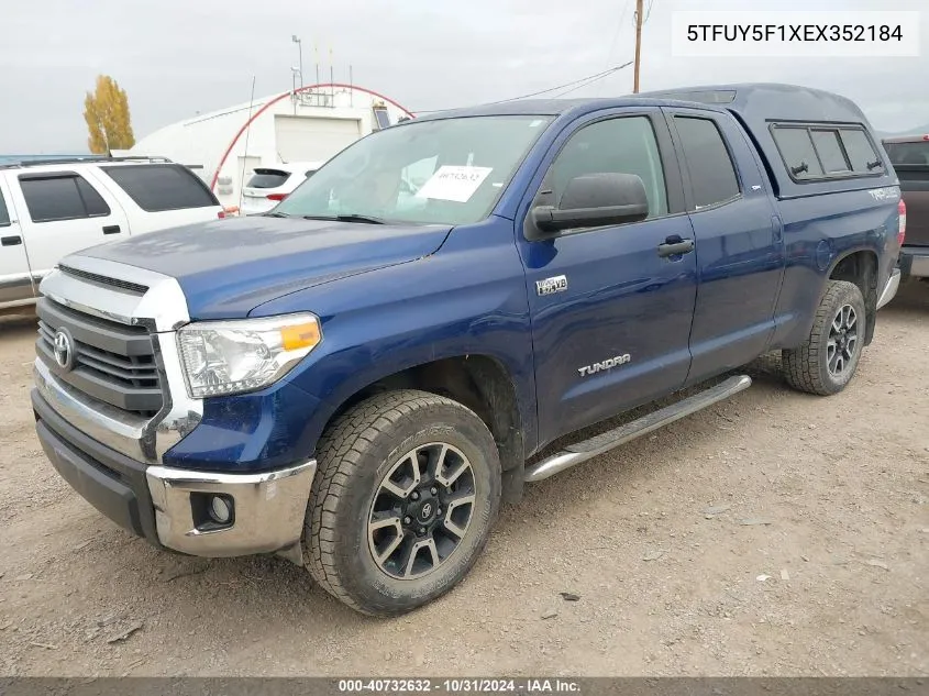 2014 Toyota Tundra Sr5 5.7L V8 VIN: 5TFUY5F1XEX352184 Lot: 40732632