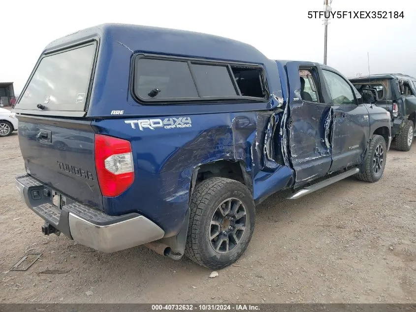 2014 Toyota Tundra Sr5 5.7L V8 VIN: 5TFUY5F1XEX352184 Lot: 40732632