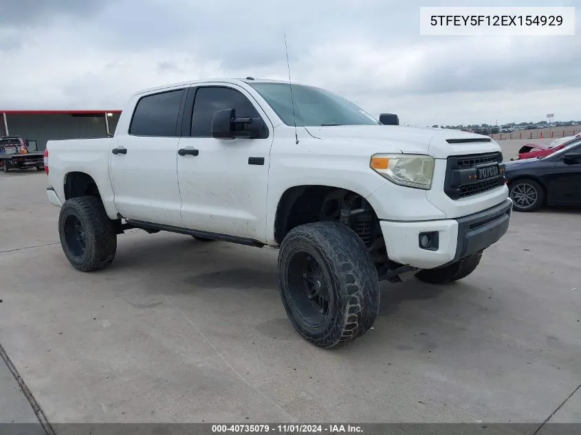 2014 Toyota Tundra Sr5 5.7L V8 VIN: 5TFEY5F12EX154929 Lot: 40735079