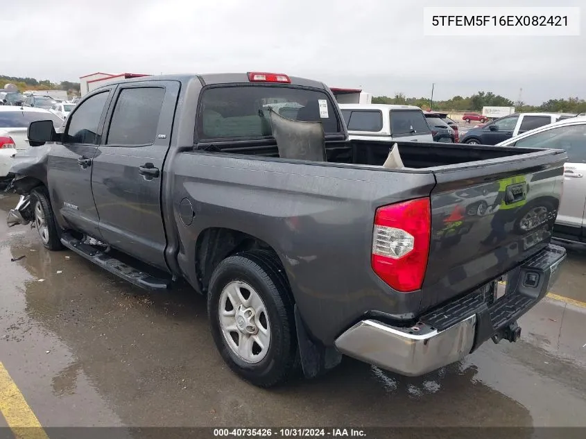 2014 Toyota Tundra Sr5 4.6L V8 VIN: 5TFEM5F16EX082421 Lot: 40735426