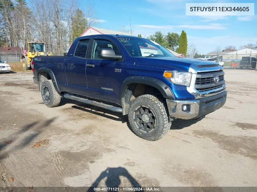 2014 Toyota Tundra Sr5 5.7L V8 VIN: 5TFUY5F11EX344605 Lot: 40771121