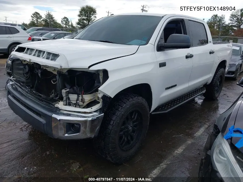 2014 Toyota Tundra Sr5 5.7L V8 VIN: 5TFEY5F10EX148904 Lot: 40797847