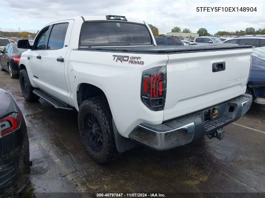 2014 Toyota Tundra Sr5 5.7L V8 VIN: 5TFEY5F10EX148904 Lot: 40797847