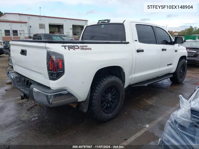 2014 Toyota Tundra Sr5 5.7L V8 VIN: 5TFEY5F10EX148904 Lot: 40797847