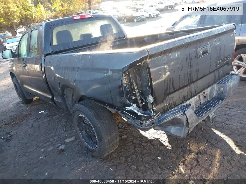 2014 Toyota Tundra Sr 4.6L V8 VIN: 5TFRM5F16EX067919 Lot: 40830458