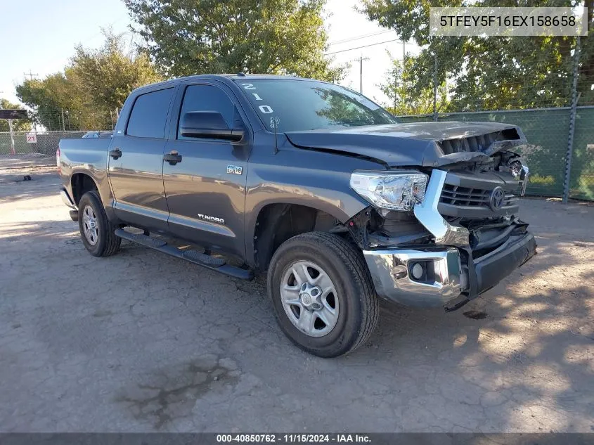 2014 Toyota Tundra Sr5 5.7L V8 VIN: 5TFEY5F16EX158658 Lot: 40850762