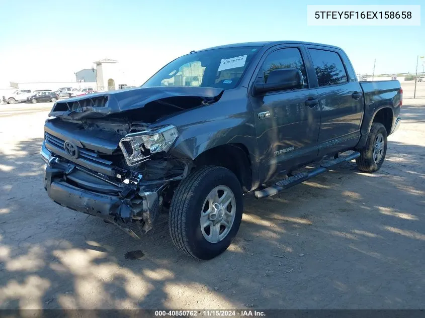 2014 Toyota Tundra Sr5 5.7L V8 VIN: 5TFEY5F16EX158658 Lot: 40850762