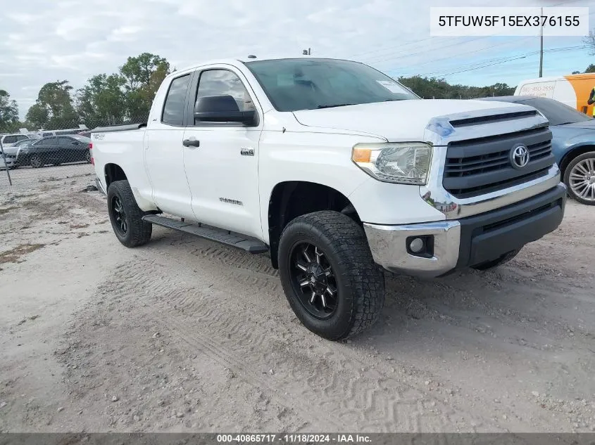 2014 Toyota Tundra Sr5 5.7L V8 VIN: 5TFUW5F15EX376155 Lot: 40865717