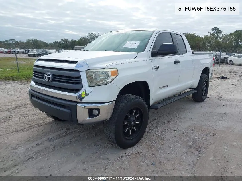 2014 Toyota Tundra Sr5 5.7L V8 VIN: 5TFUW5F15EX376155 Lot: 40865717