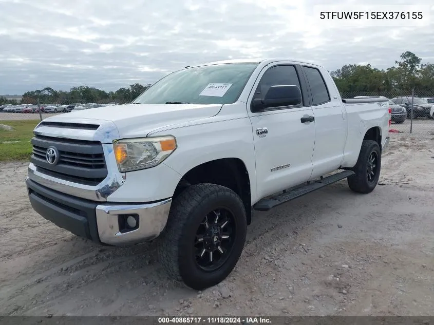 2014 Toyota Tundra Sr5 5.7L V8 VIN: 5TFUW5F15EX376155 Lot: 40865717