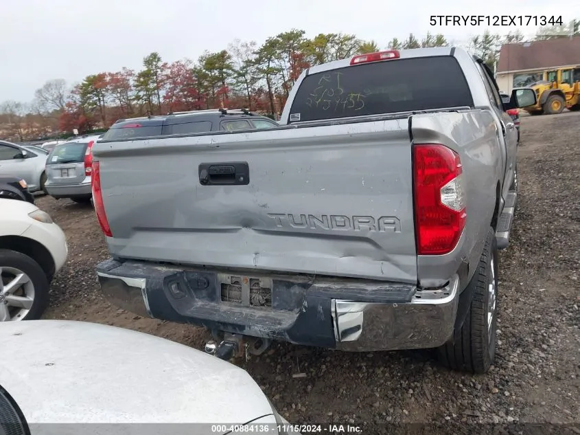 2014 Toyota Tundra Sr5 5.7L V8 VIN: 5TFRY5F12EX171344 Lot: 40884136