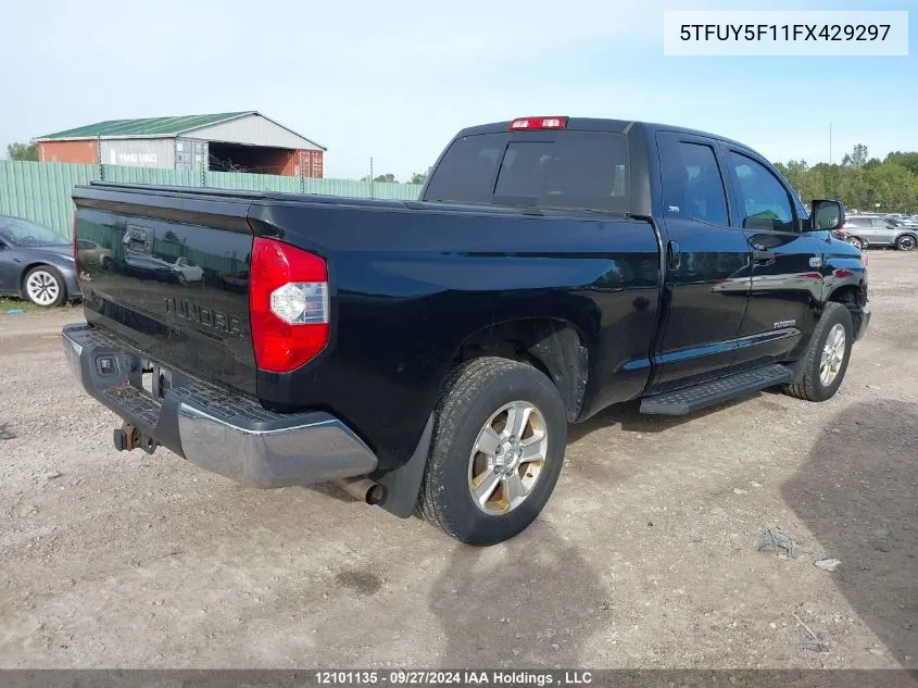 5TFUY5F11FX429297 2015 Toyota Tundra Sr 5.7L V8