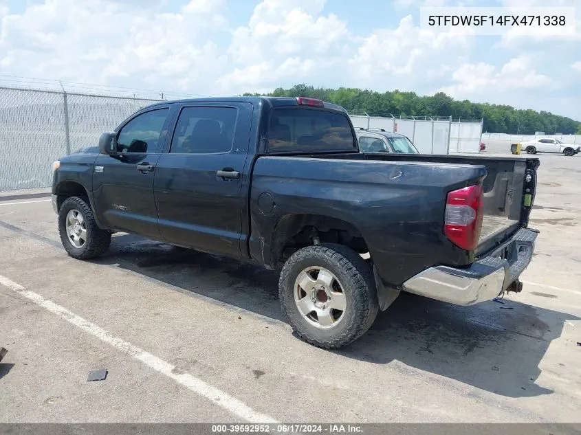 2015 Toyota Tundra Sr5 5.7L V8 VIN: 5TFDW5F14FX471338 Lot: 39592952