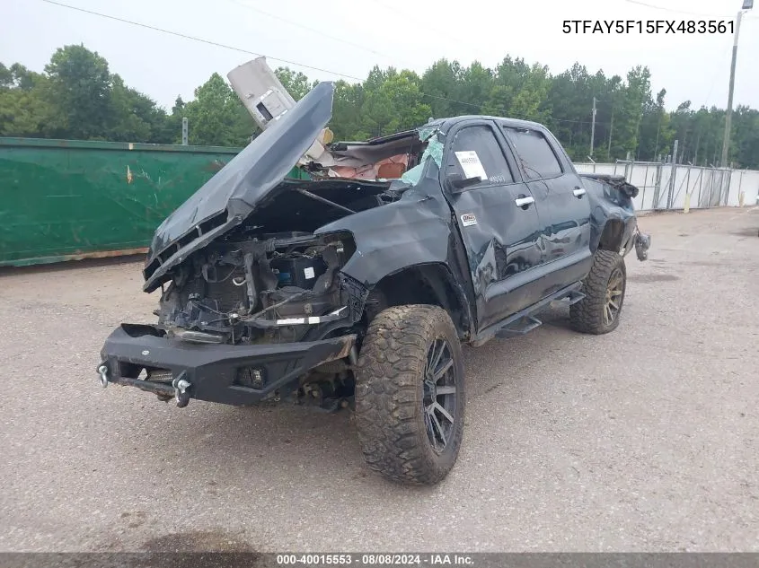 5TFAY5F15FX483561 2015 Toyota Tundra 1794 5.7L V8