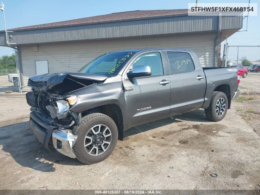 2015 Toyota Tundra Limited 5.7L V8 VIN: 5TFHW5F1XFX468154 Lot: 40125387