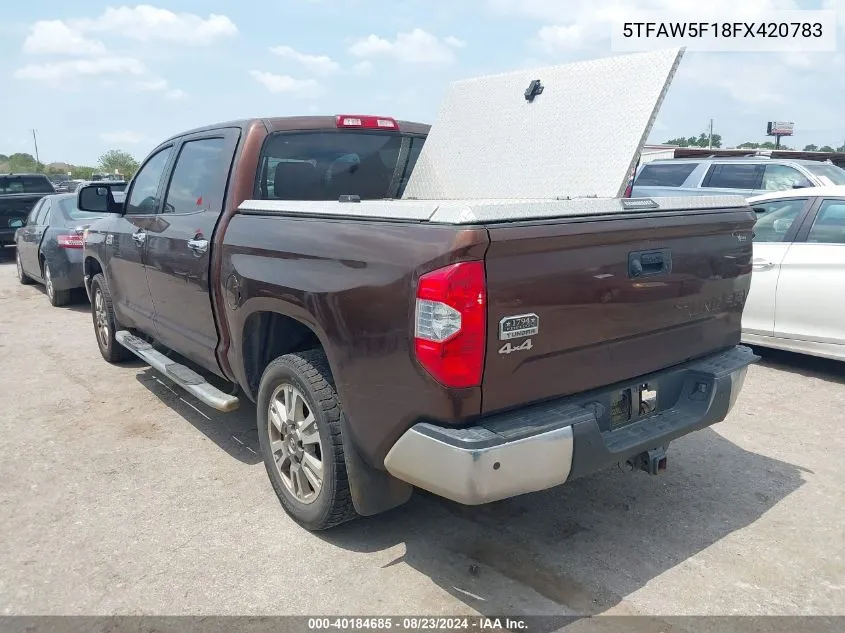 5TFAW5F18FX420783 2015 Toyota Tundra 1794 5.7L V8