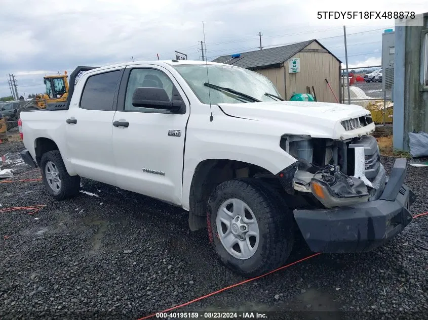 2015 Toyota Tundra Sr5 5.7L V8 VIN: 5TFDY5F18FX488878 Lot: 40195159