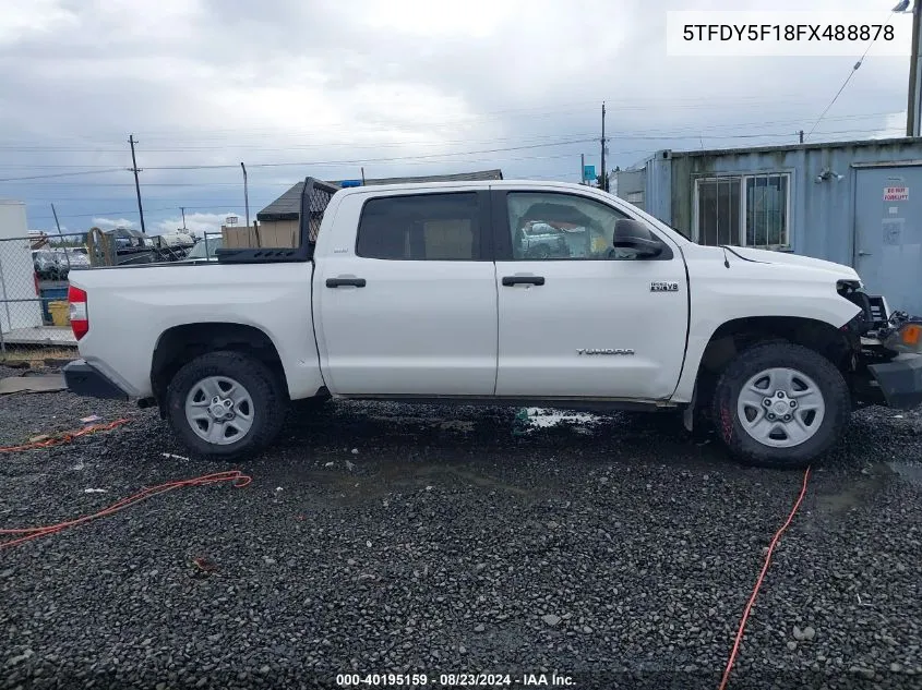 5TFDY5F18FX488878 2015 Toyota Tundra Sr5 5.7L V8