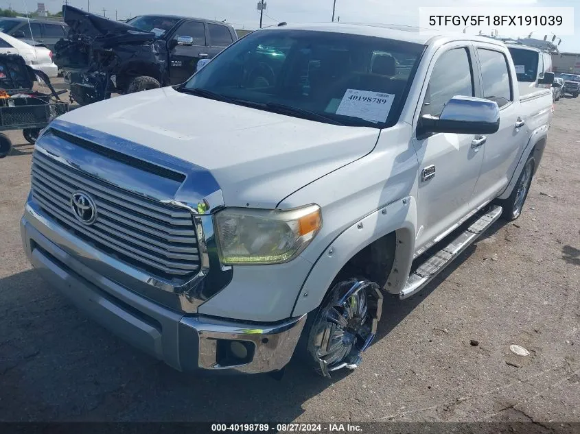 5TFGY5F18FX191039 2015 Toyota Tundra 1794 5.7L V8