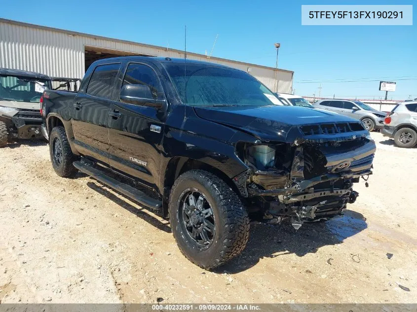 2015 Toyota Tundra Sr5 5.7L V8 VIN: 5TFEY5F13FX190291 Lot: 40232591