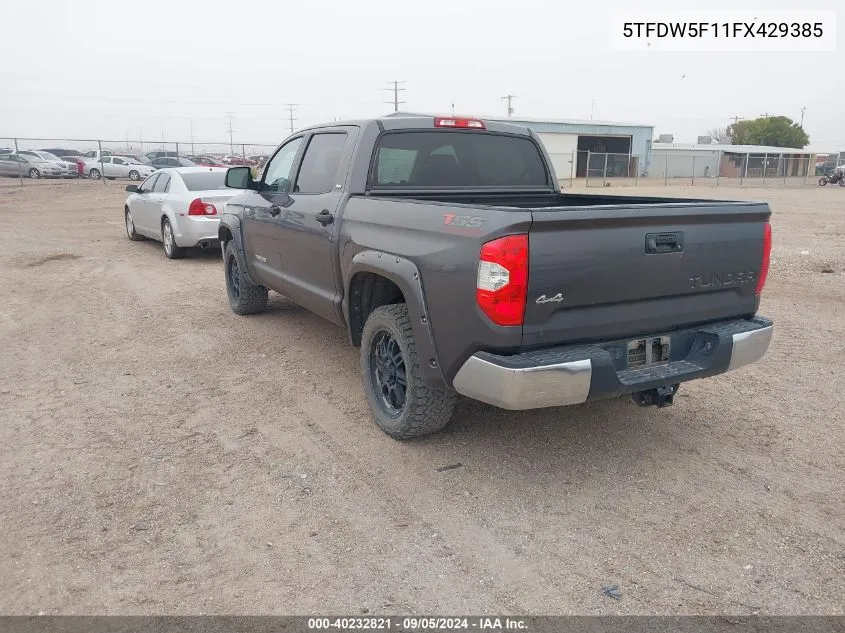 5TFDW5F11FX429385 2015 Toyota Tundra Crewmax Sr5/Trd Pro