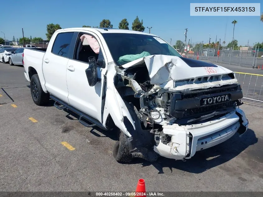 5TFAY5F15FX453153 2015 Toyota Tundra Platinum 5.7L V8