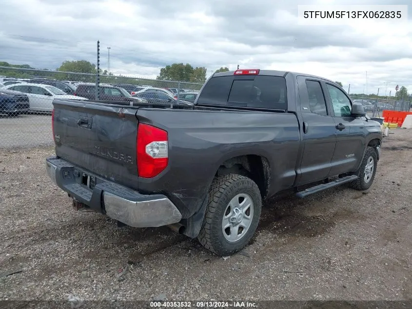 5TFUM5F13FX062835 2015 Toyota Tundra Sr5 4.6L V8