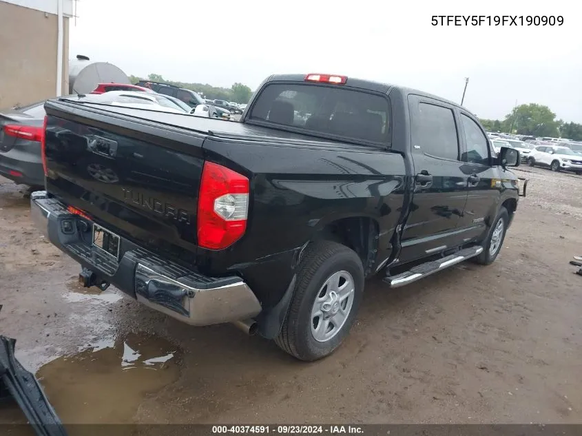 5TFEY5F19FX190909 2015 Toyota Tundra Crewmax Sr5