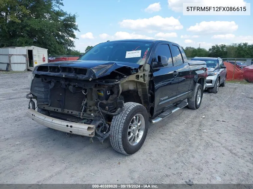 2015 Toyota Tundra Sr5 4.6L V8 VIN: 5TFRM5F12FX086615 Lot: 40389820