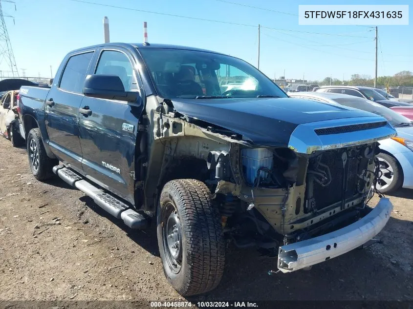 5TFDW5F18FX431635 2015 Toyota Tundra Sr5 5.7L V8