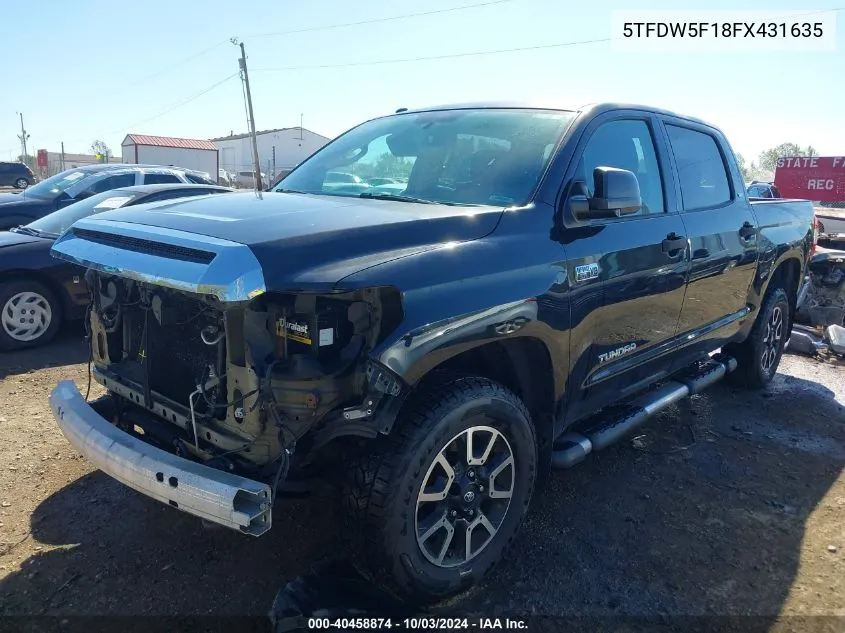 5TFDW5F18FX431635 2015 Toyota Tundra Sr5 5.7L V8