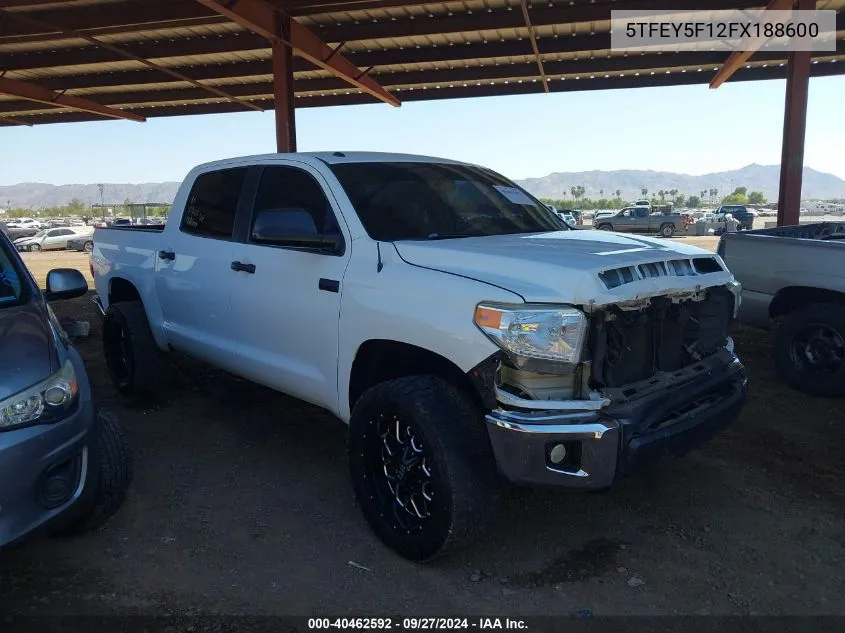 2015 Toyota Tundra Sr5 5.7L V8 VIN: 5TFEY5F12FX188600 Lot: 40462592