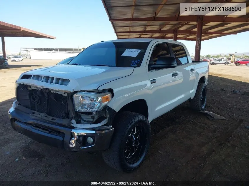 2015 Toyota Tundra Sr5 5.7L V8 VIN: 5TFEY5F12FX188600 Lot: 40462592